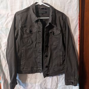 Prosperity Green Denim Jacket